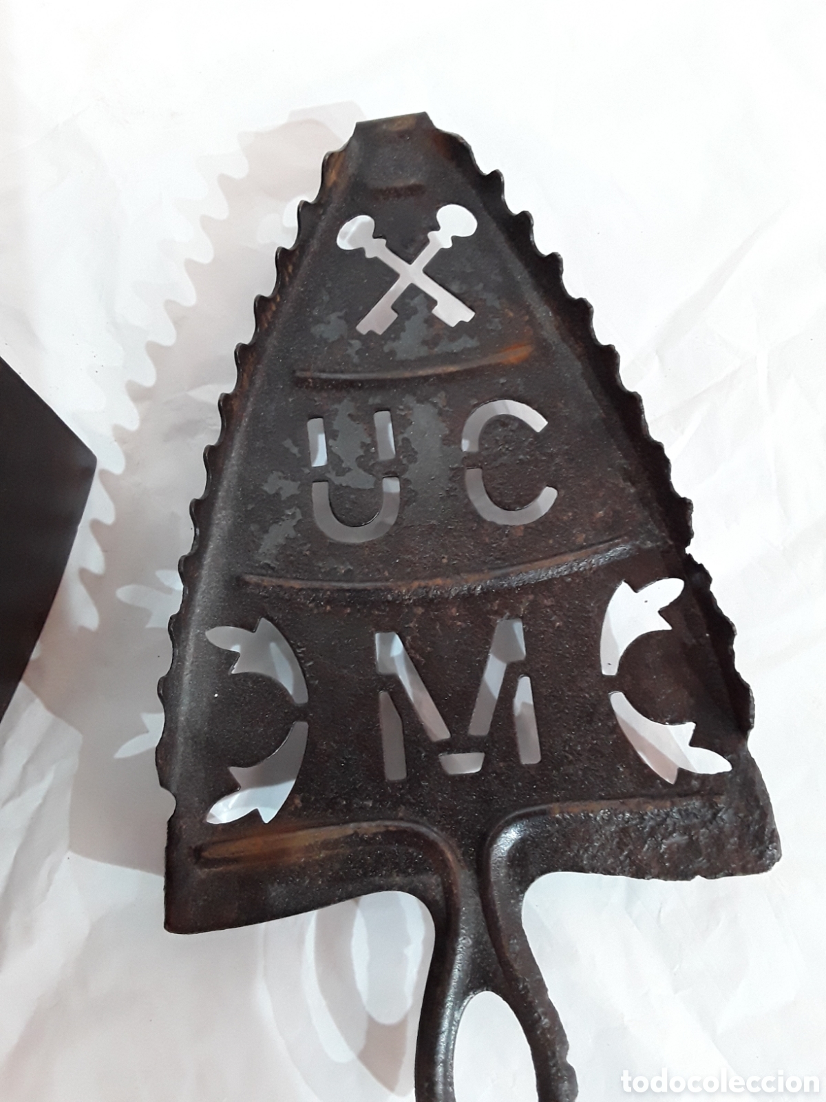 Antig&uuml;edades: Plancha de chimenea con esv&aacute;stica - Foto 7