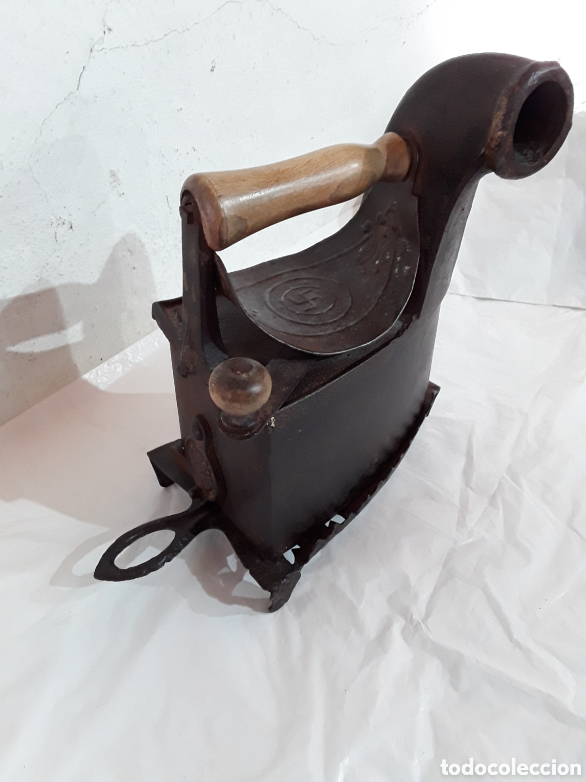Antig&uuml;edades: Plancha de chimenea con esv&aacute;stica - Foto 10