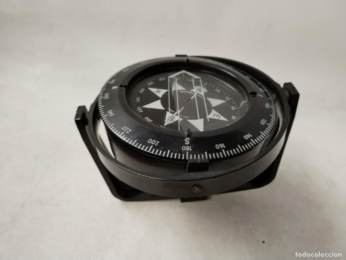 Antig&uuml;edades: brujula de barco marine ships compass by heath - Foto 3