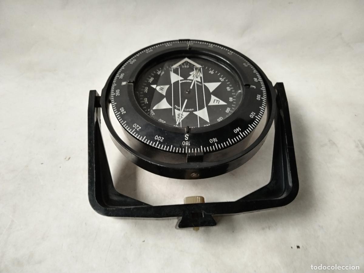 Antig&uuml;edades: brujula de barco marine ships compass by heath - Foto 1