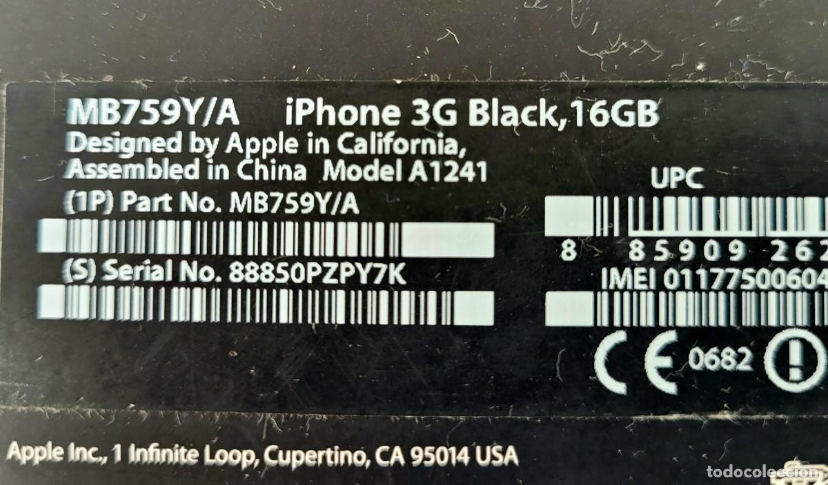 Tel&eacute;fonos: CAJA VACIA IPHONE 3G - Foto 4