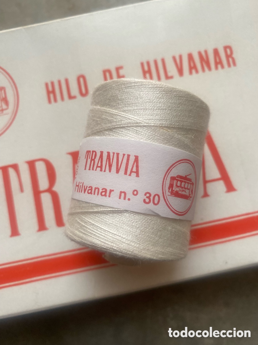 Antig&uuml;edades: Caja Hilo de hilvanar Tranv&iacute;a - Foto 1