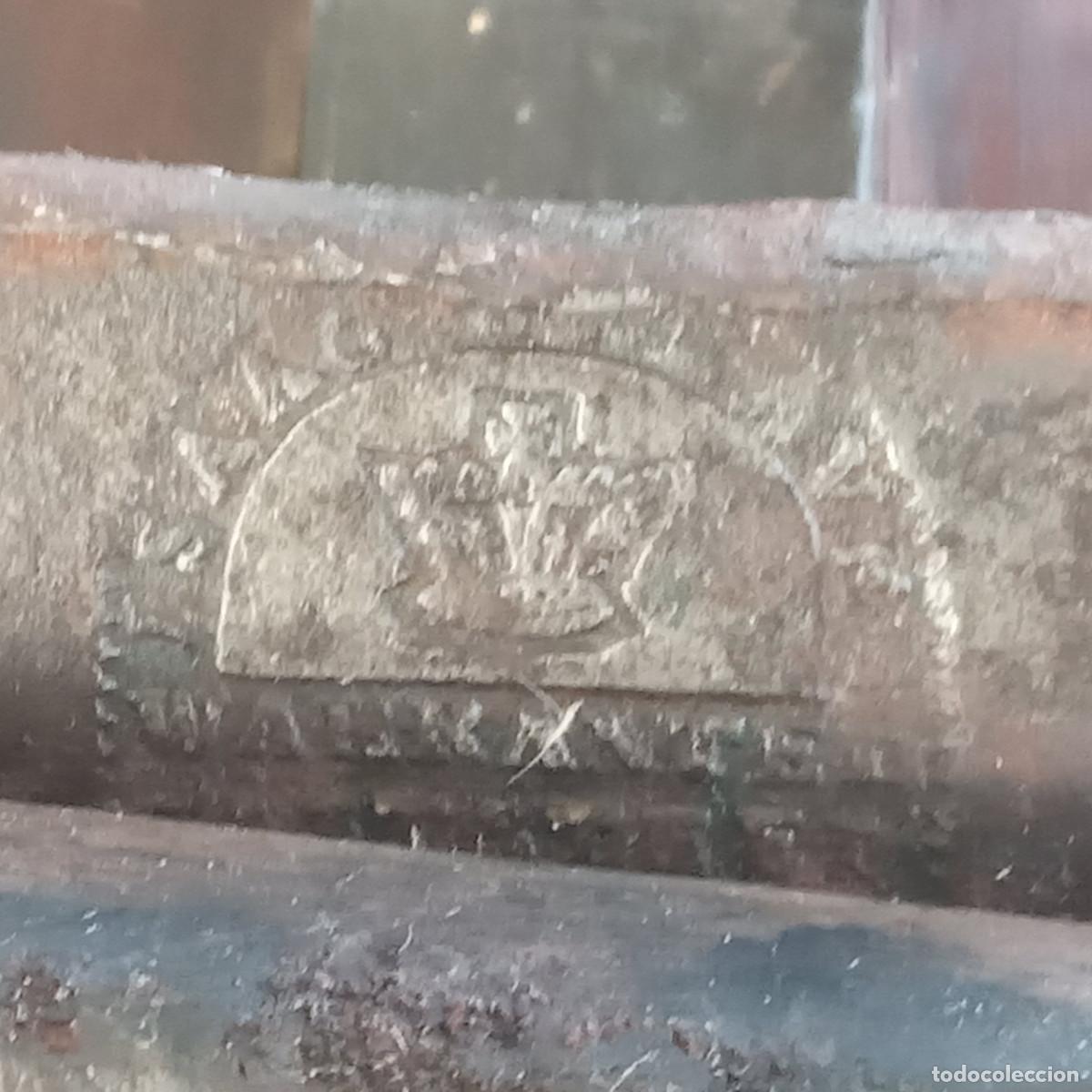 Antig&uuml;edades: Garlopa o cepillo de madera de 72 cm. de largo - Cepillo carpintero - Foto 5