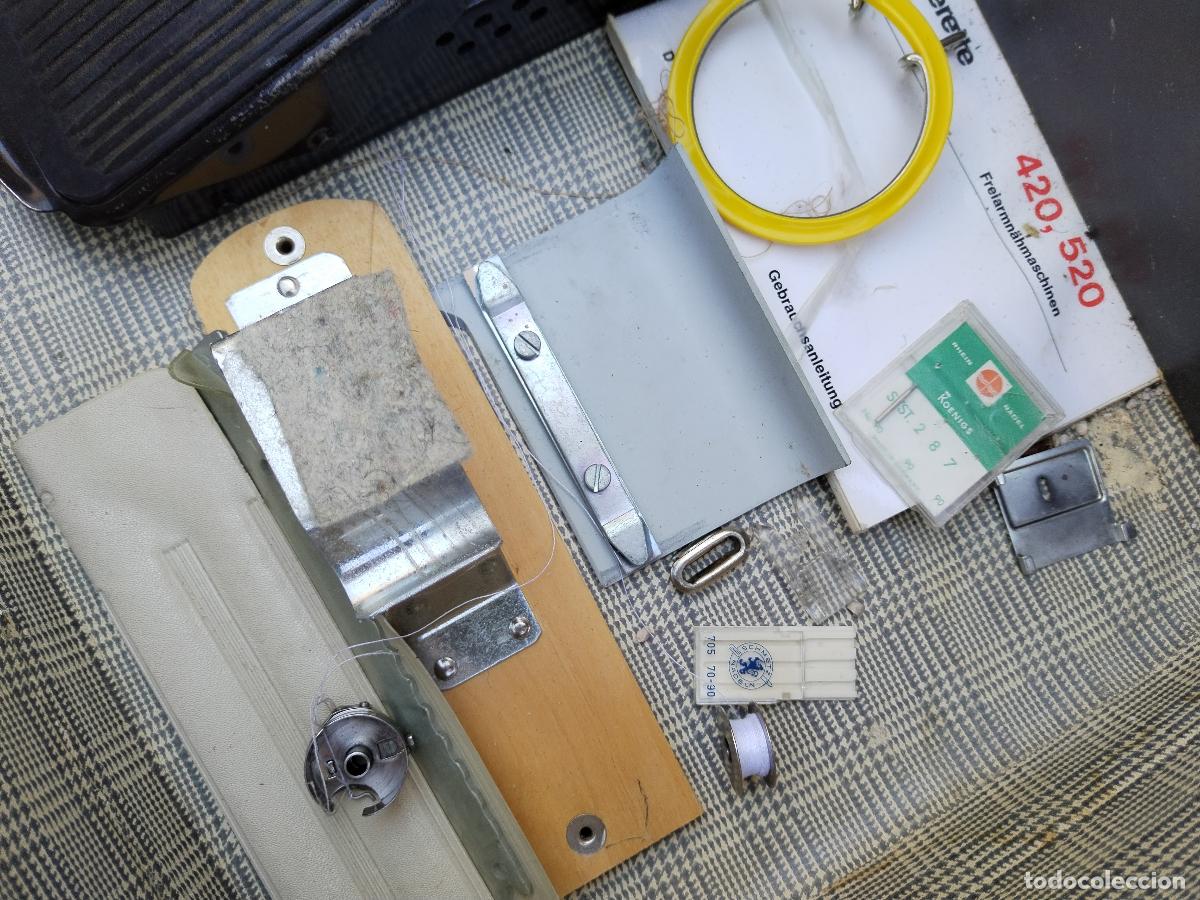 Antig&uuml;edades: maquina de coser adlerette automatic - Foto 12