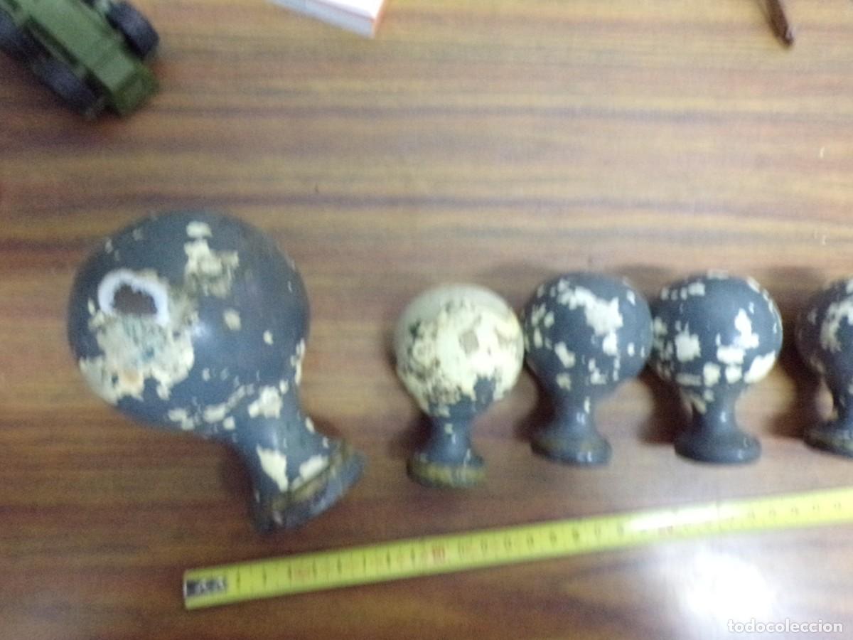 Antig&uuml;edades: ESTAMOS LIQUIDANDO. lote bolas arranque de escalera antiguas - Foto 6