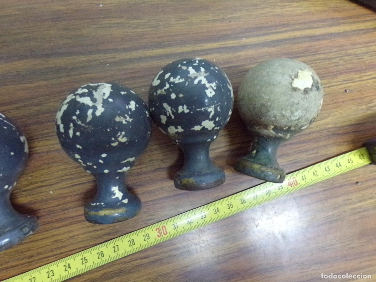 Antig&uuml;edades: ESTAMOS LIQUIDANDO. lote bolas arranque de escalera antiguas - Foto 7