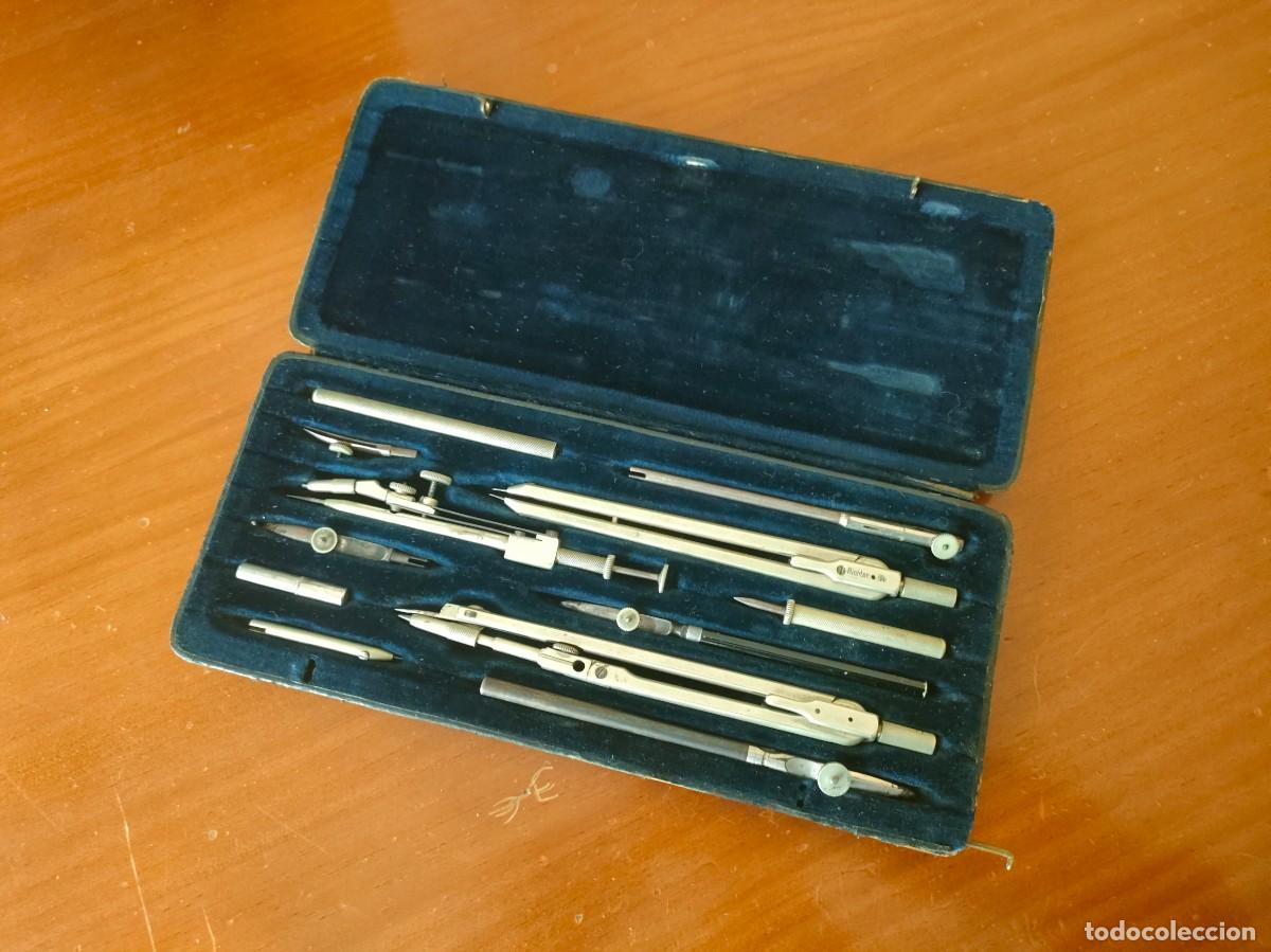 Antig&uuml;edades: ANTIGUO ESTUCHE - CAJA COMPASES E. O. RICHTER & Co. PR&Auml;CISION DIVIDER SET - Foto 1
