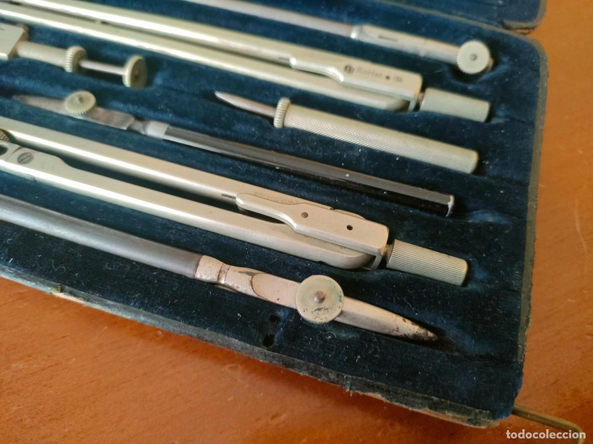 Antig&uuml;edades: ANTIGUO ESTUCHE - CAJA COMPASES E. O. RICHTER & Co. PR&Auml;CISION DIVIDER SET - Foto 5
