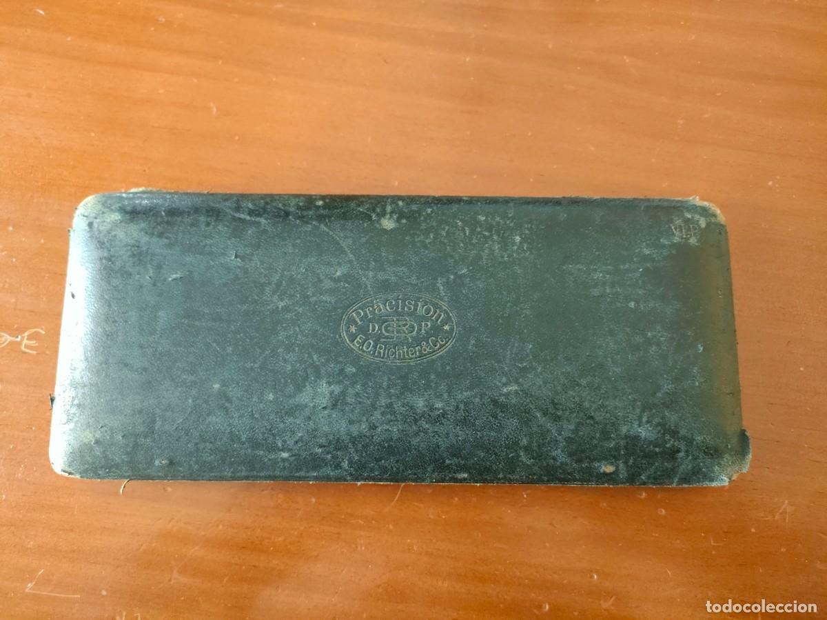 Antig&uuml;edades: ANTIGUO ESTUCHE - CAJA COMPASES E. O. RICHTER & Co. PR&Auml;CISION DIVIDER SET - Foto 13