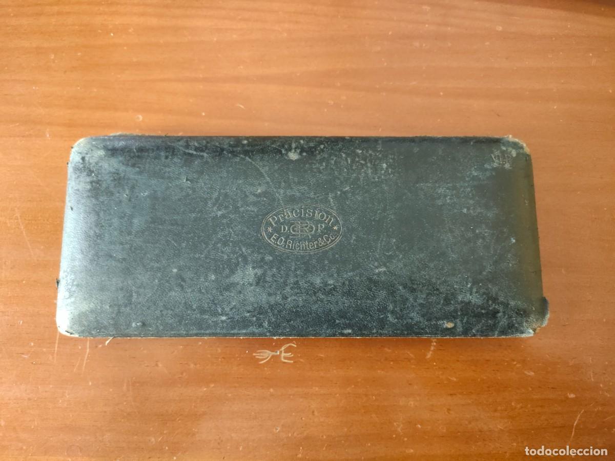 Antig&uuml;edades: ANTIGUO ESTUCHE - CAJA COMPASES E. O. RICHTER & Co. PR&Auml;CISION DIVIDER SET - Foto 23