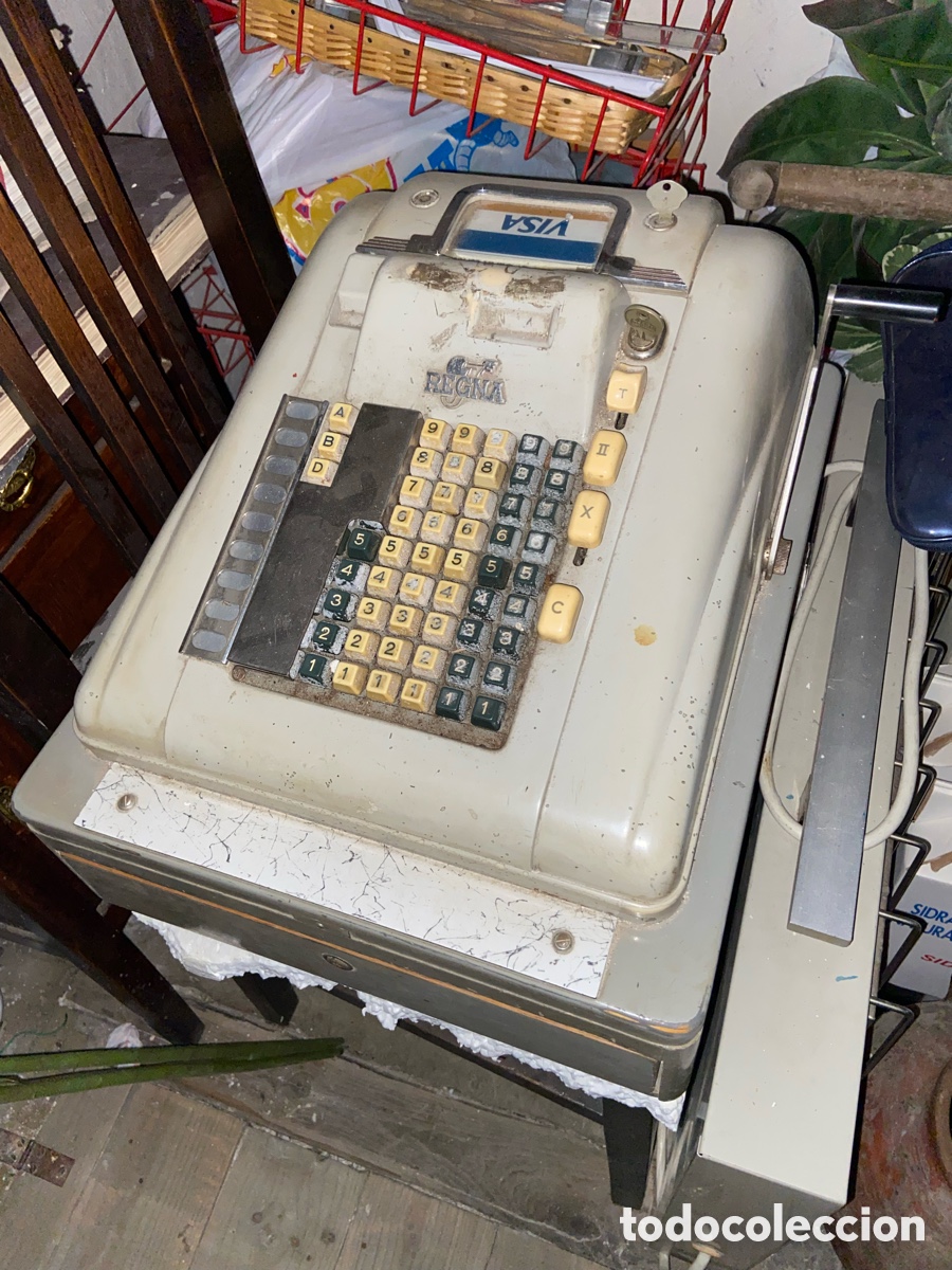 Antig&uuml;edades: Caja registradora Regna - Foto 1