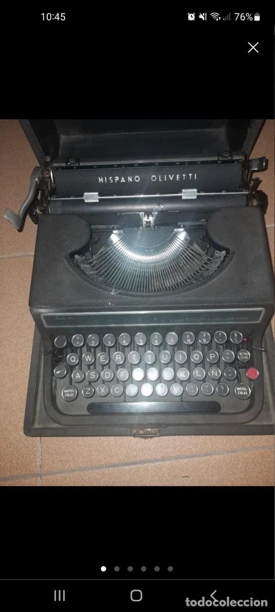 Antig&uuml;edades: M&aacute;quina de escribir Hispano Olivetti studio 46 - Foto 1