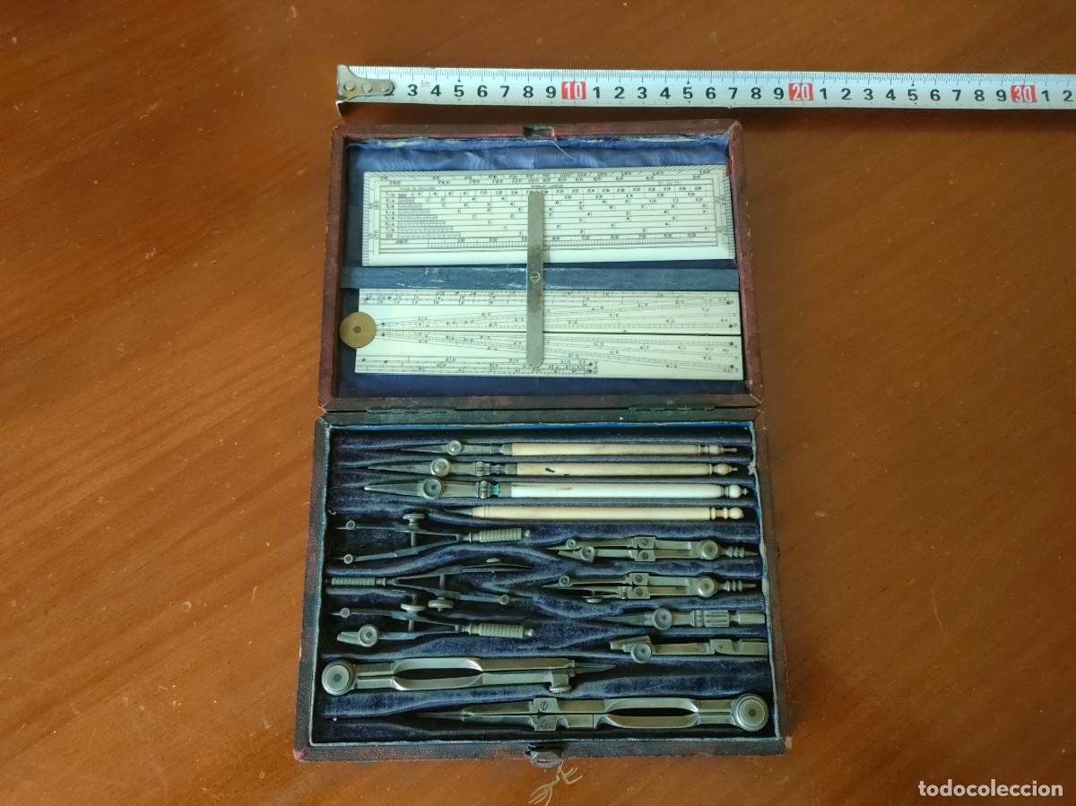 Antig&uuml;edades: ANTIGUO ESTUCHE - CAJA COMPASES STANLEY DRAWING SET - Foto 2
