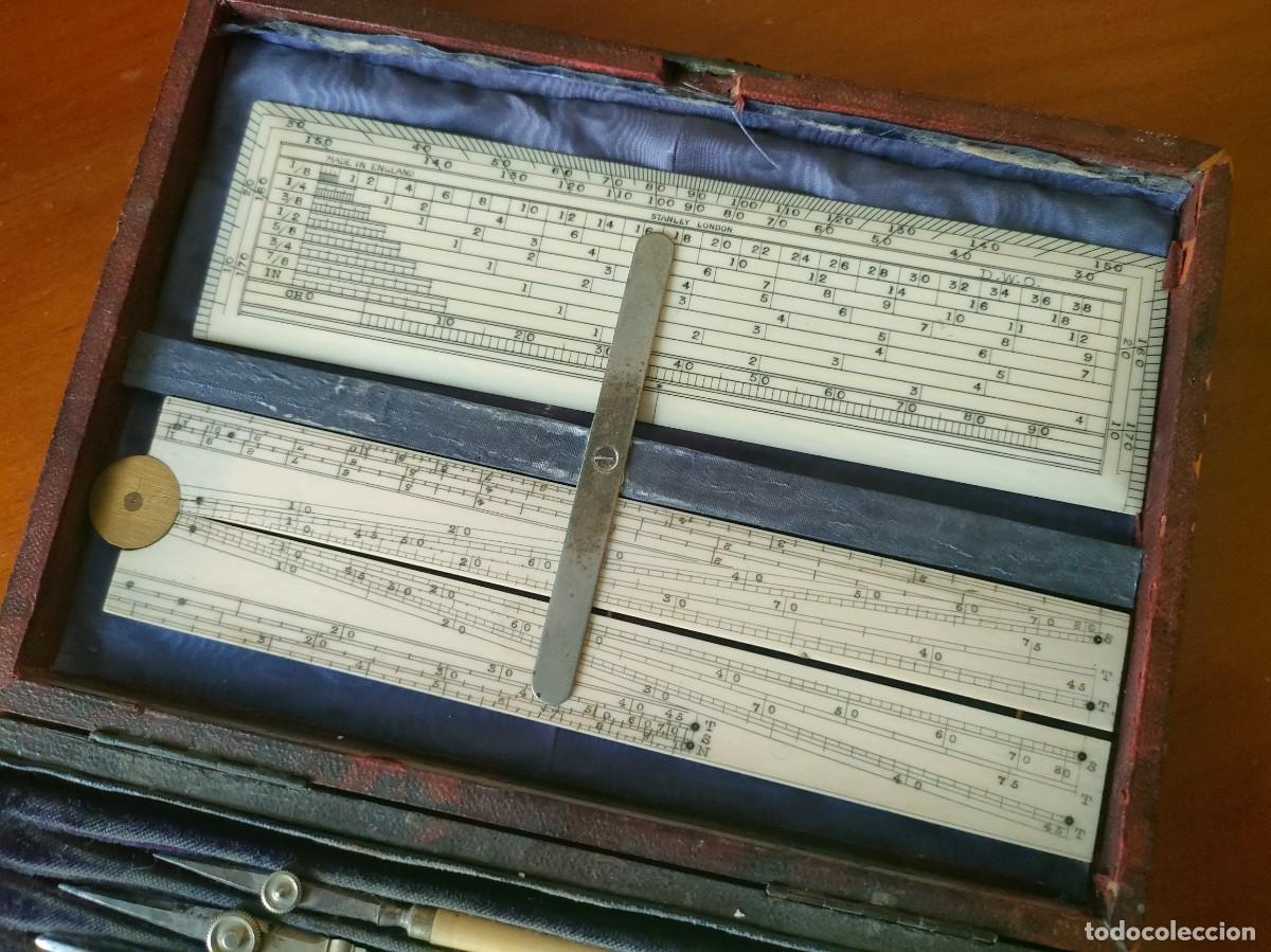 Antig&uuml;edades: ANTIGUO ESTUCHE - CAJA COMPASES STANLEY DRAWING SET - Foto 6