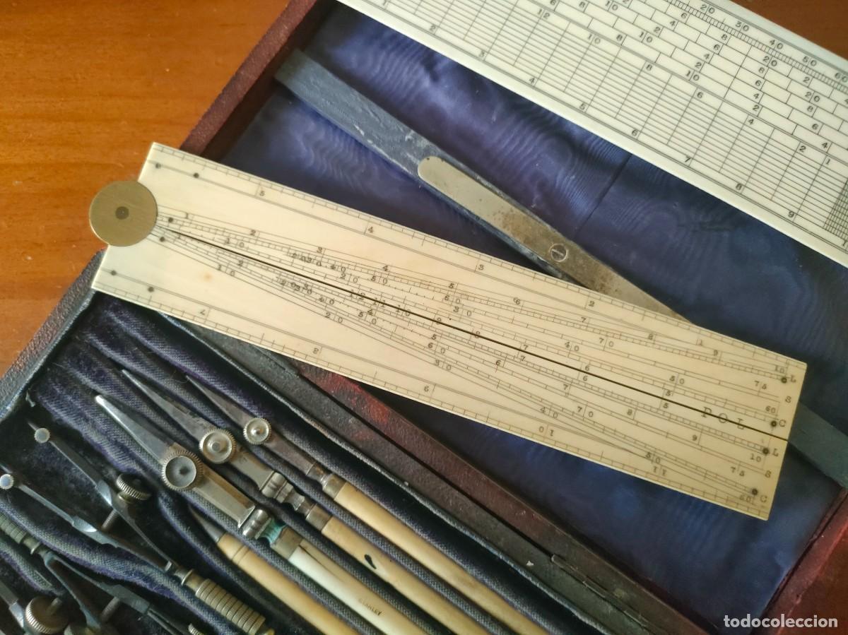 Antig&uuml;edades: ANTIGUO ESTUCHE - CAJA COMPASES STANLEY DRAWING SET - Foto 13