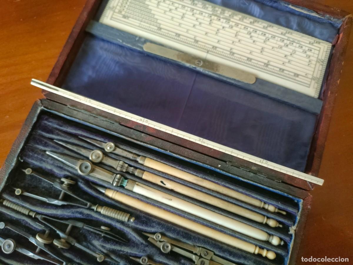 Antig&uuml;edades: ANTIGUO ESTUCHE - CAJA COMPASES STANLEY DRAWING SET - Foto 19