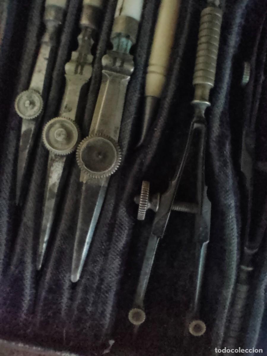 Antig&uuml;edades: ANTIGUO ESTUCHE - CAJA COMPASES STANLEY DRAWING SET - Foto 22