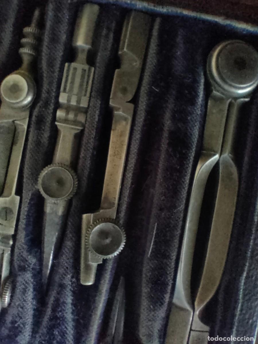 Antig&uuml;edades: ANTIGUO ESTUCHE - CAJA COMPASES STANLEY DRAWING SET - Foto 30