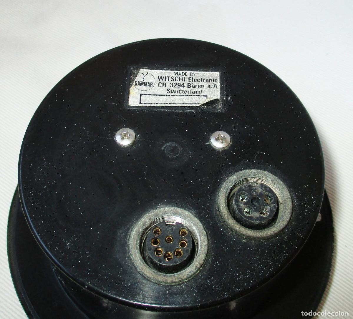 Antig&uuml;edades: INDICADOR DE &Aacute;NGULO DEL TIM&Oacute;N DE 85 mm. WITSCHI ELECTRONICS, SUIZA. - Foto 4
