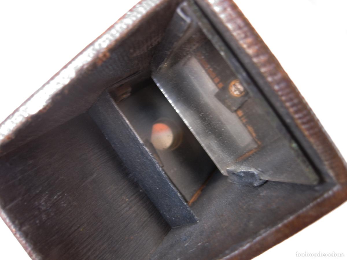 Antig&uuml;edades: ANTIGUO PERISCOPIO DE MADERA O INSTRUMENTO &Oacute;PTICO - Foto 6