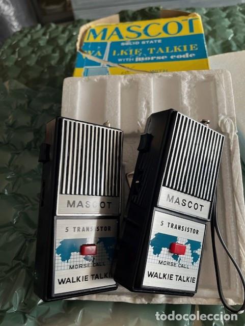 Antig&uuml;edades: WALKIE TALKIES (PAREJA) CON CODIGO MORSE - Foto 2