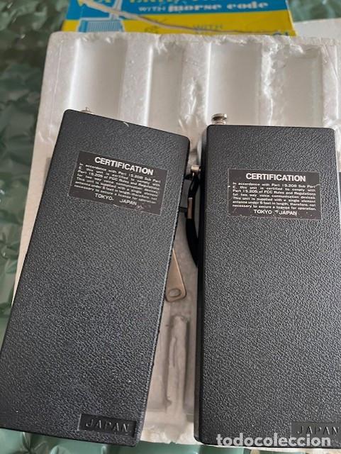 Antig&uuml;edades: WALKIE TALKIES (PAREJA) CON CODIGO MORSE - Foto 3
