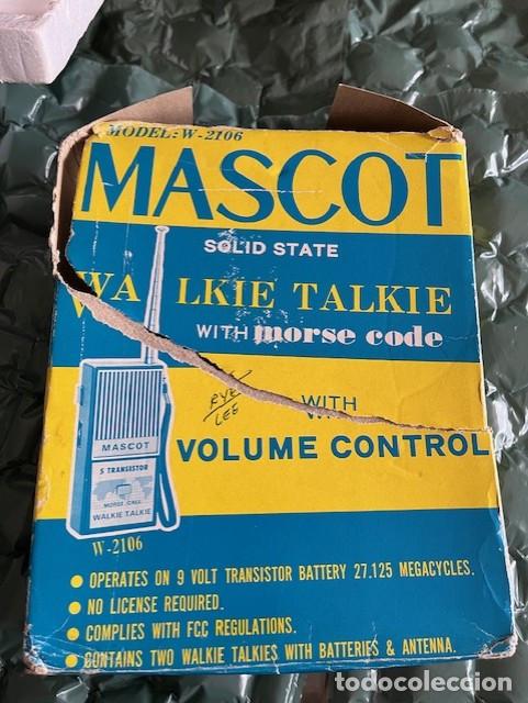 Antig&uuml;edades: WALKIE TALKIES (PAREJA) CON CODIGO MORSE - Foto 4