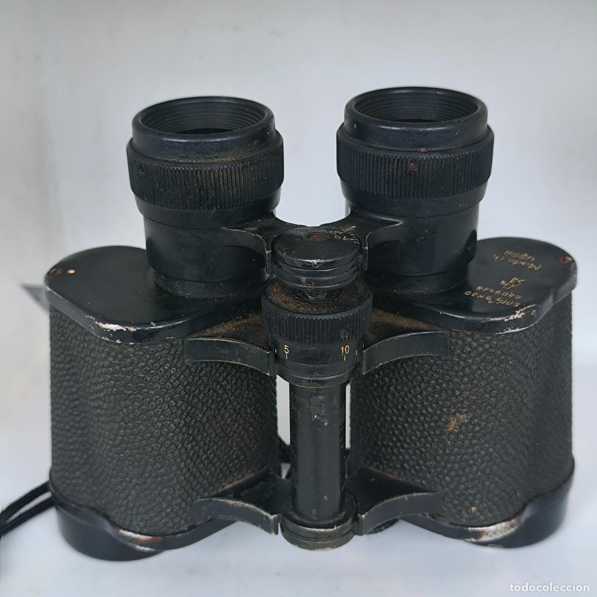 Antig&uuml;edades: Prism&aacute;ticos binoculares БЛЛ 8&times;30 made in URSS - Foto 5