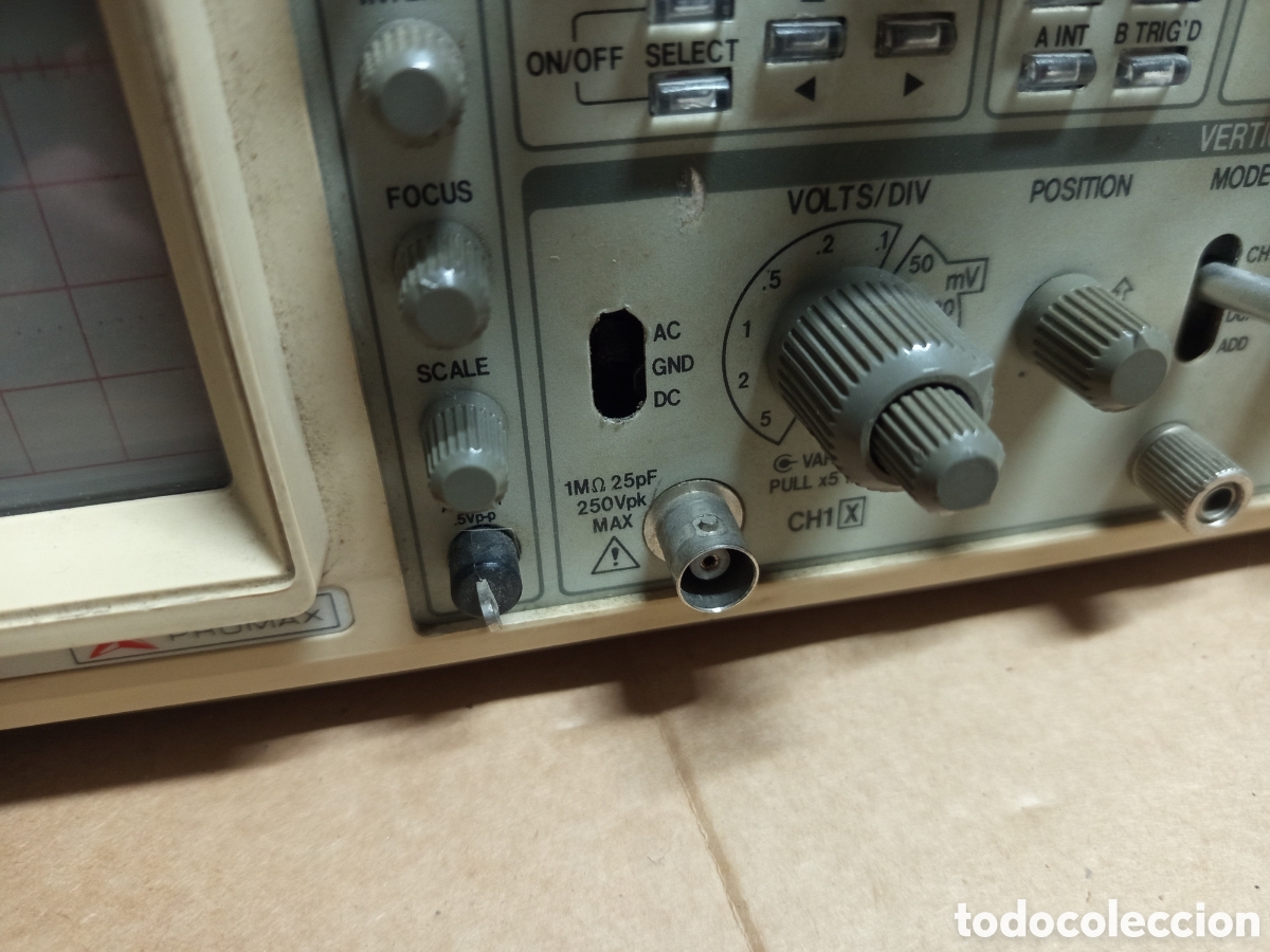Antig&uuml;edades: Osciloscopio Promax OD-462 - Foto 5