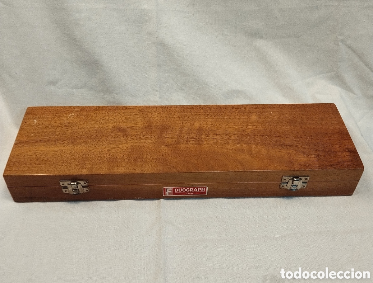 Antig&uuml;edades: DUOGRAPHO EN CAJA DE MADERA - Foto 8
