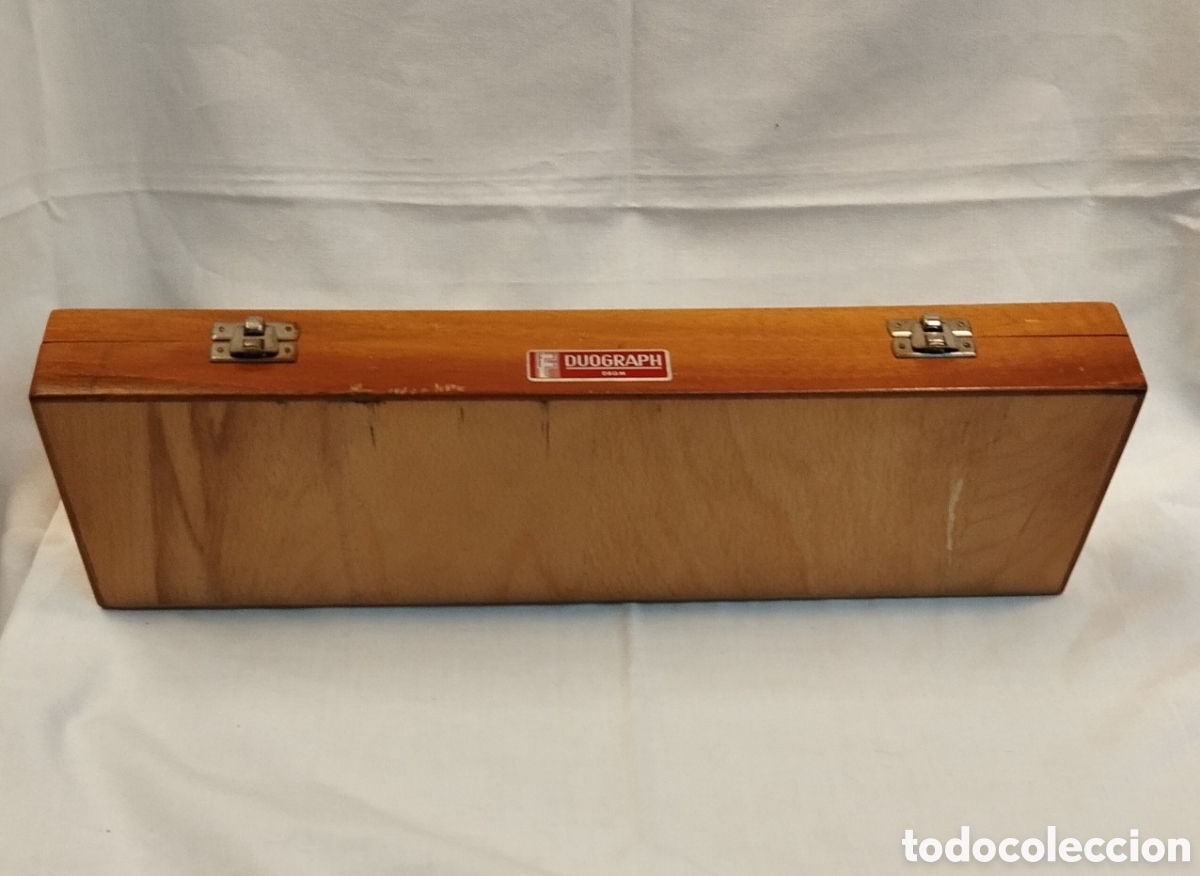Antig&uuml;edades: DUOGRAPHO EN CAJA DE MADERA - Foto 11