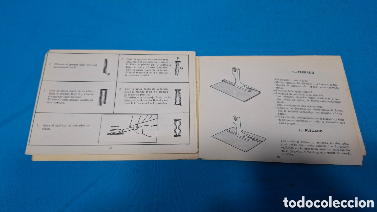 Antig&uuml;edades: SINGER MODELO 817 - LIBRO MANUAL DE INSTRUCCIONES - Foto 5