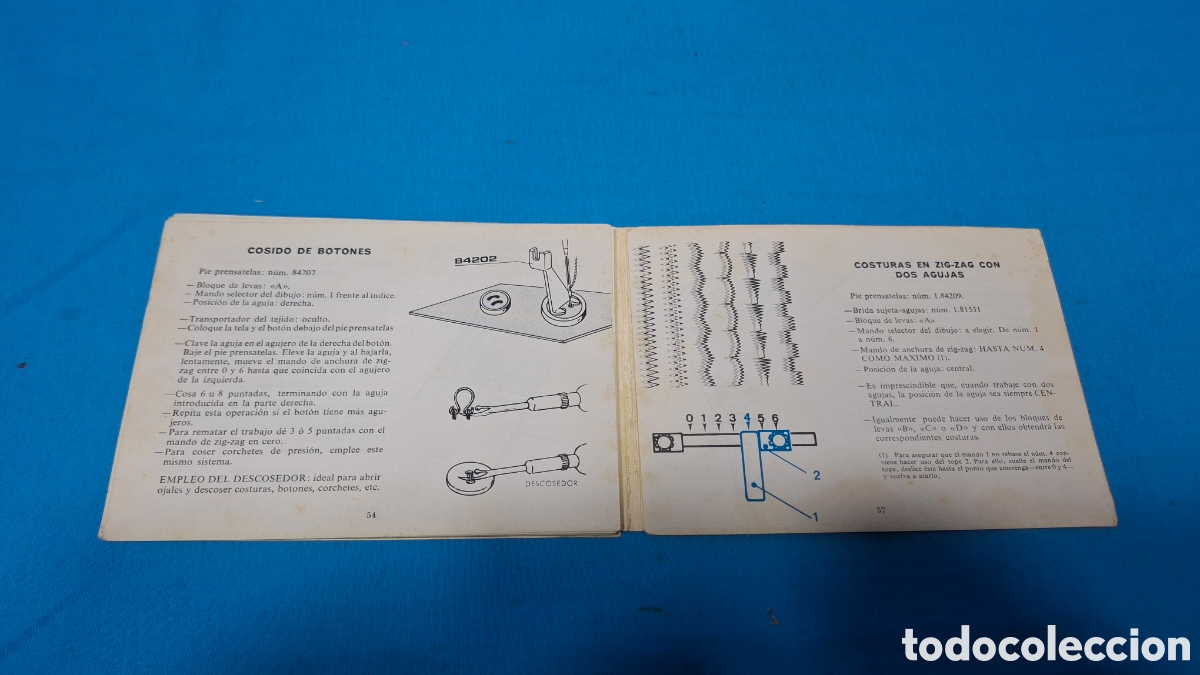 Antig&uuml;edades: SINGER MODELO 817 - LIBRO MANUAL DE INSTRUCCIONES - Foto 6