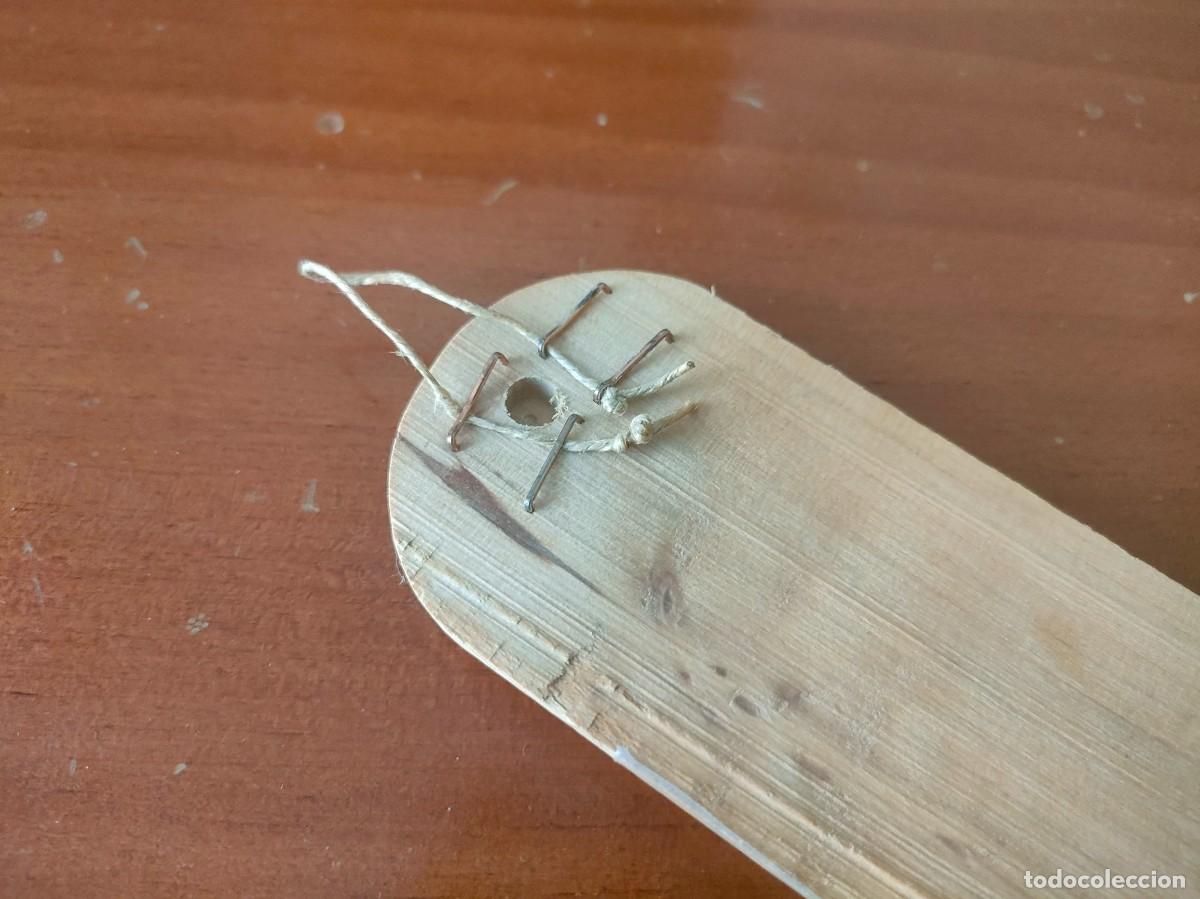 Antig&uuml;edades: TERMOMETRO GRADOS FAHRENHEIT Y CELSIUS - CENT&Iacute;GRADOS - CON BASE DE MADERA. - Foto 8