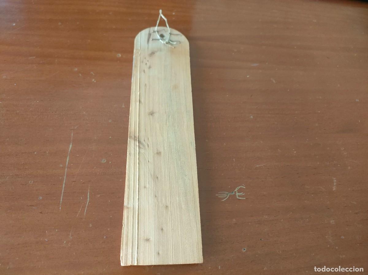 Antig&uuml;edades: TERMOMETRO GRADOS FAHRENHEIT Y CELSIUS - CENT&Iacute;GRADOS - CON BASE DE MADERA. - Foto 11