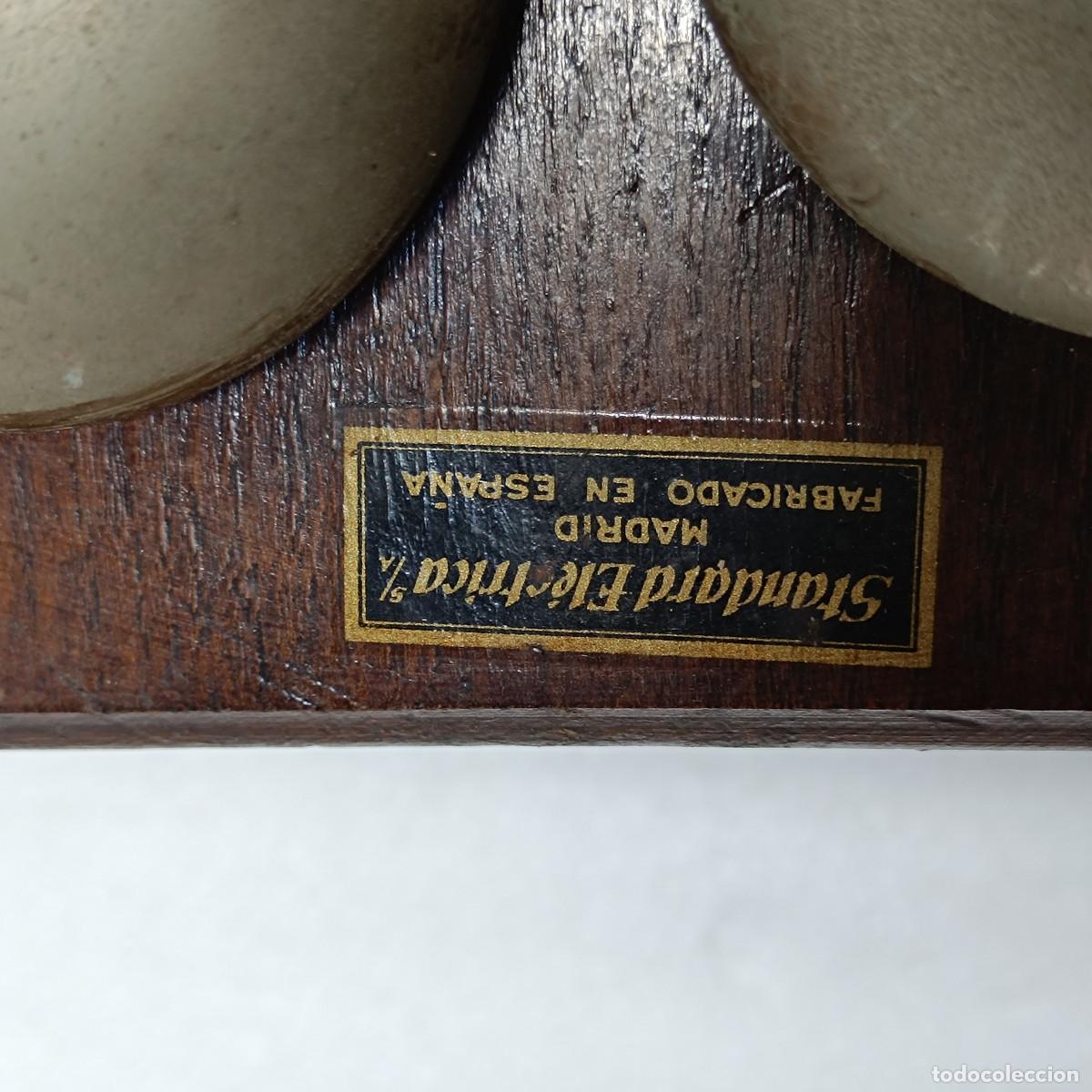 Tel&eacute;fonos: TELEFONO ESPA&Ntilde;OL DE MADERA STANDARD ELECTRICA. - Foto 6