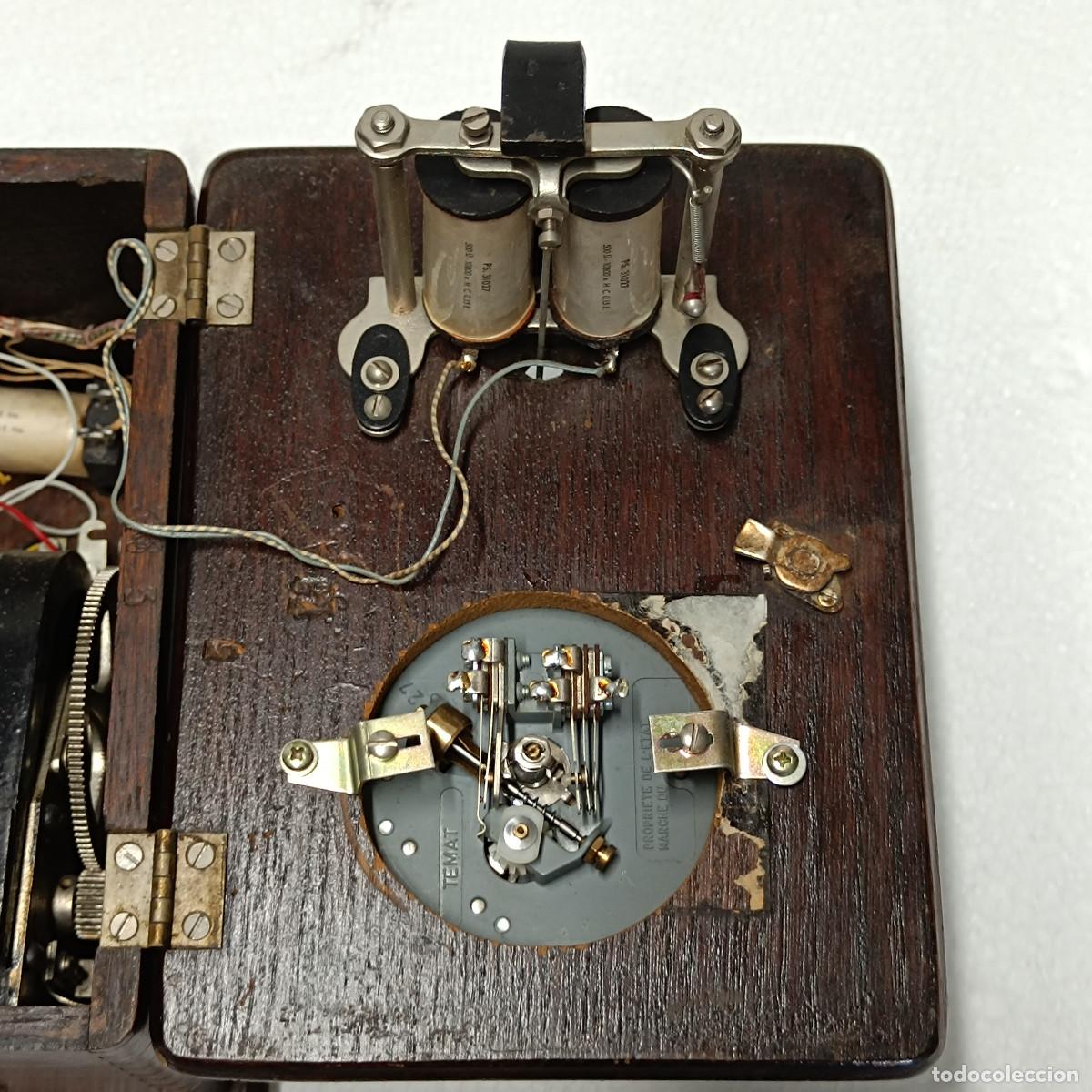 Tel&eacute;fonos: TELEFONO ESPA&Ntilde;OL DE MADERA STANDARD ELECTRICA. - Foto 7