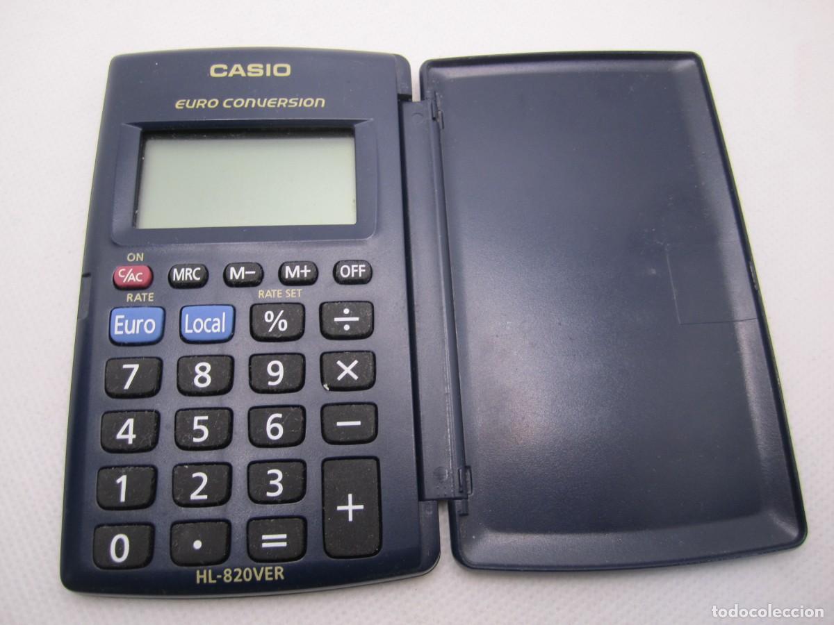 Antig&uuml;edades: calculadora casio euroconversion hl-820ver - Foto 1
