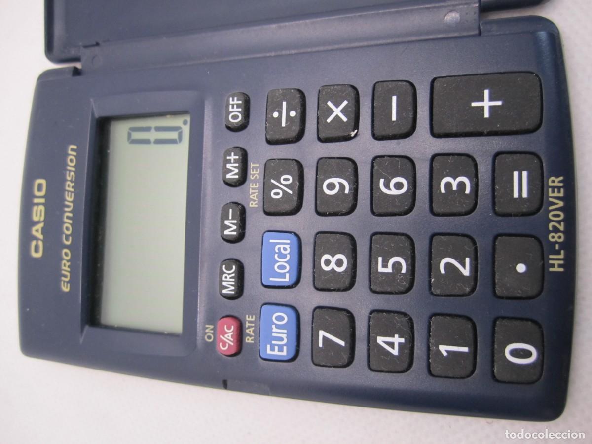 Antig&uuml;edades: calculadora casio euroconversion hl-820ver - Foto 4