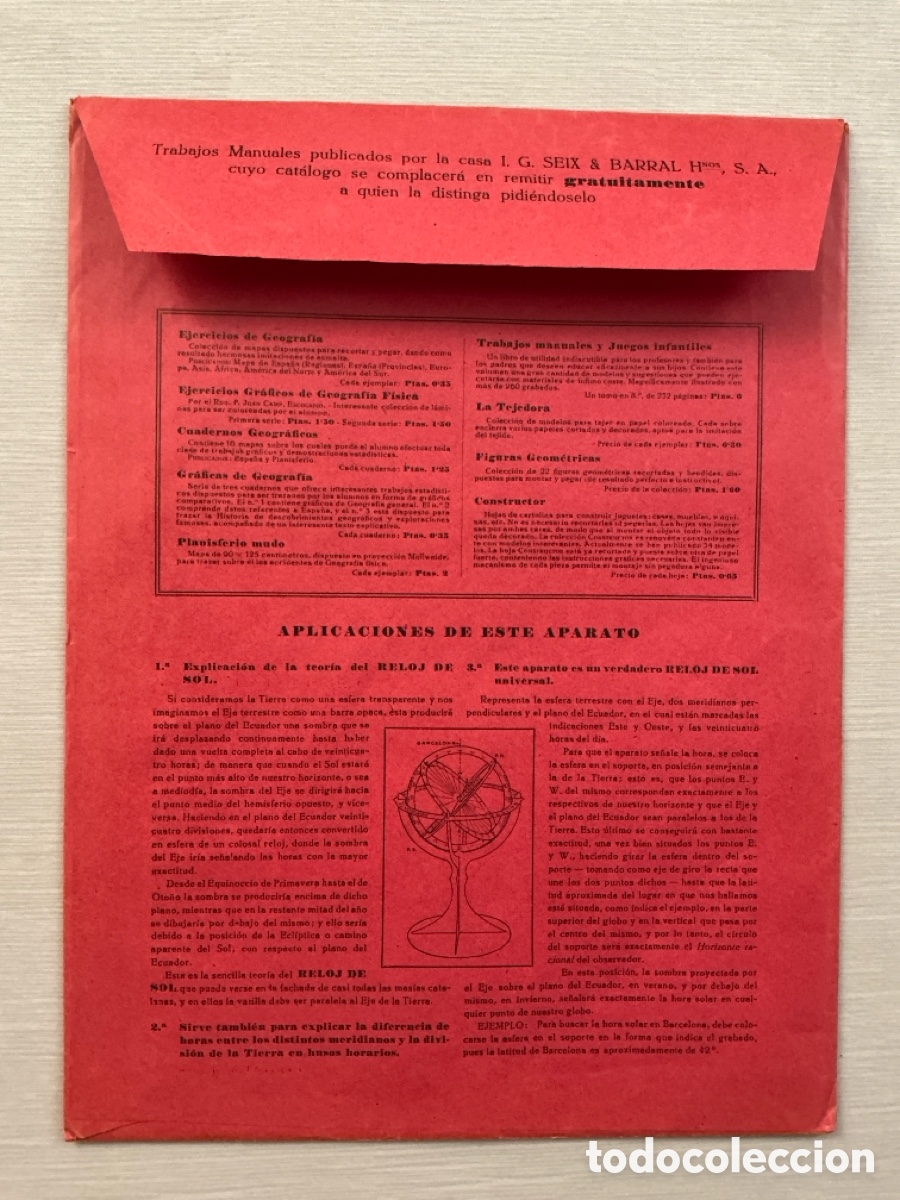 Antig&uuml;edades: El reloj de sol. Seix & Barral - Foto 4