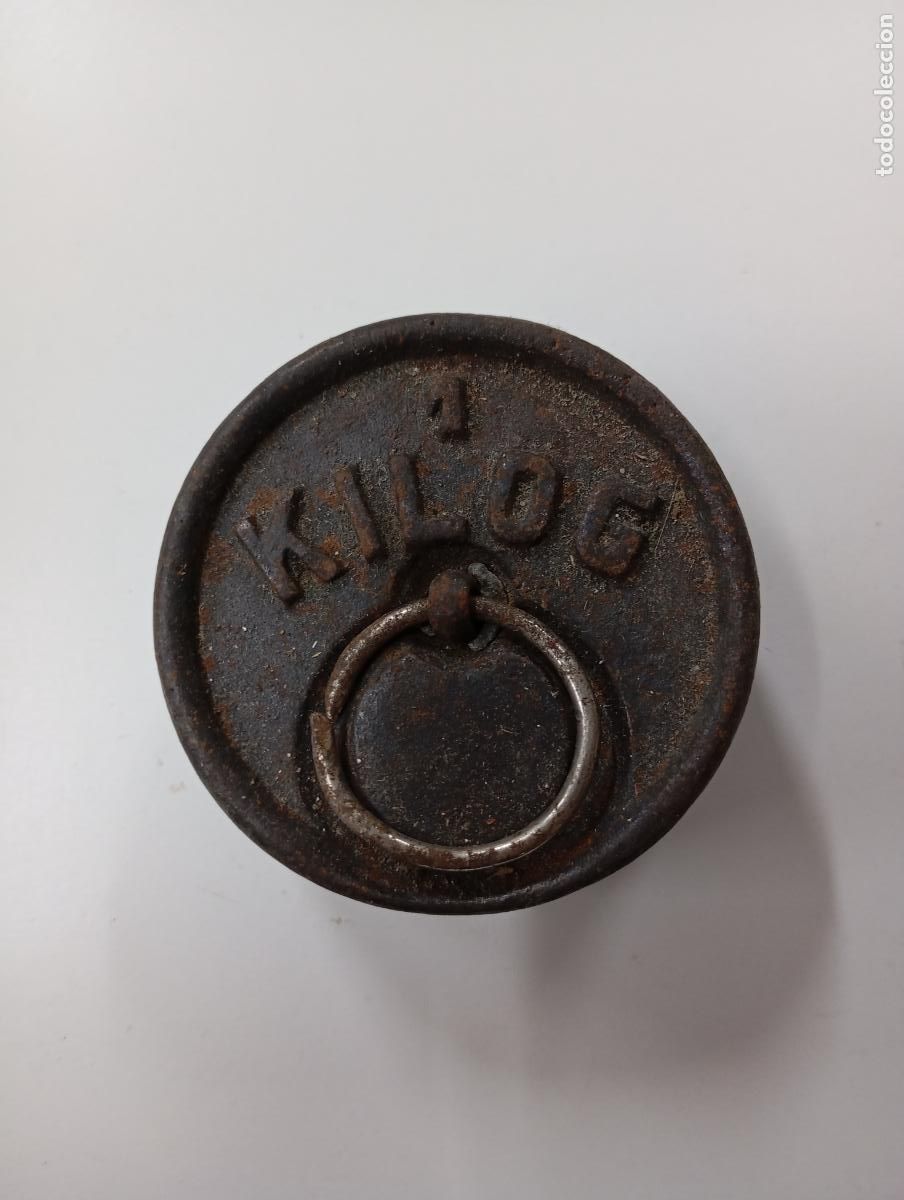 Antig&uuml;edades: ANTIGUA PESA DE 1 KILO KILOGRAMO. PN07 - Foto 1