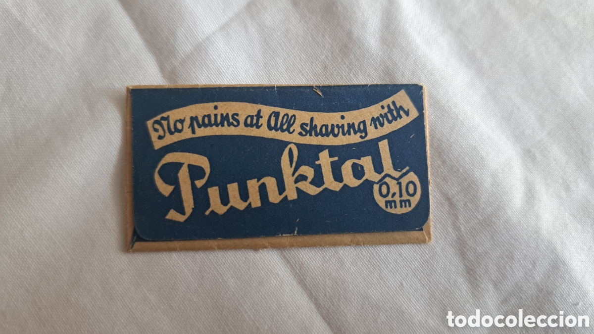 Antig&uuml;edades: Hoja Afeitar PUNKTAL SPECIAL .Solo funda - Foto 2