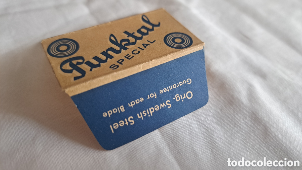 Antig&uuml;edades: Hoja Afeitar PUNKTAL SPECIAL .Solo funda - Foto 3