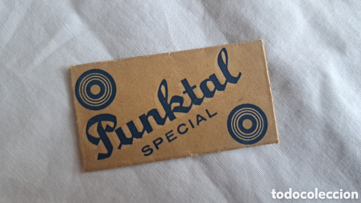 Antig&uuml;edades: Hoja Afeitar PUNKTAL SPECIAL .Solo funda - Foto 1