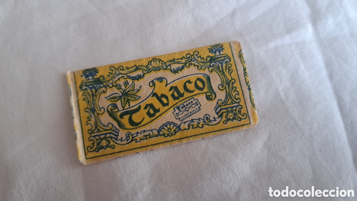 Antig&uuml;edades: Hoja Afeitar TABACO .Solo funda - Foto 1