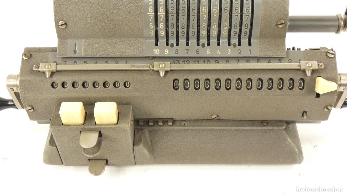Antig&uuml;edades: Calculadora ORIGINAL ODHNER Mod.127 A&Ntilde;O 1950 Rechenmaschine Adding Machine - Foto 4