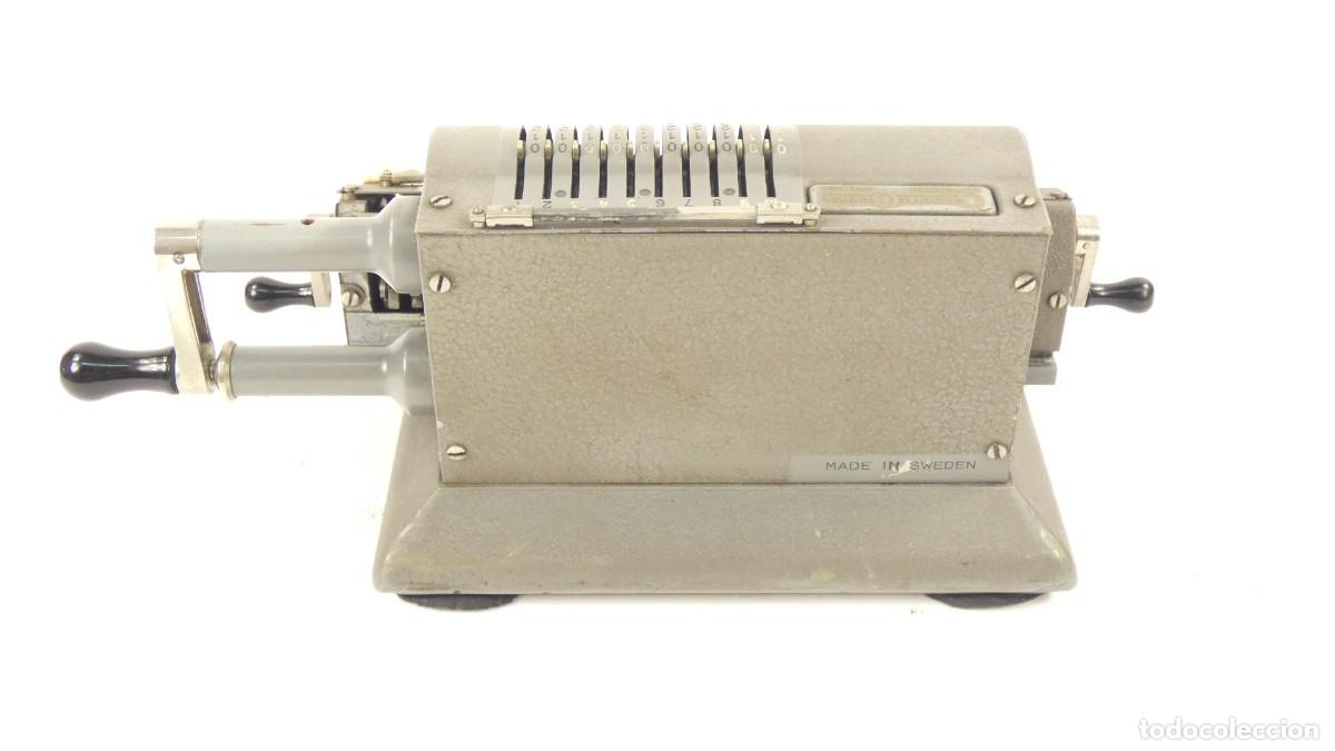 Antig&uuml;edades: Calculadora ORIGINAL ODHNER Mod.127 A&Ntilde;O 1950 Rechenmaschine Adding Machine - Foto 7