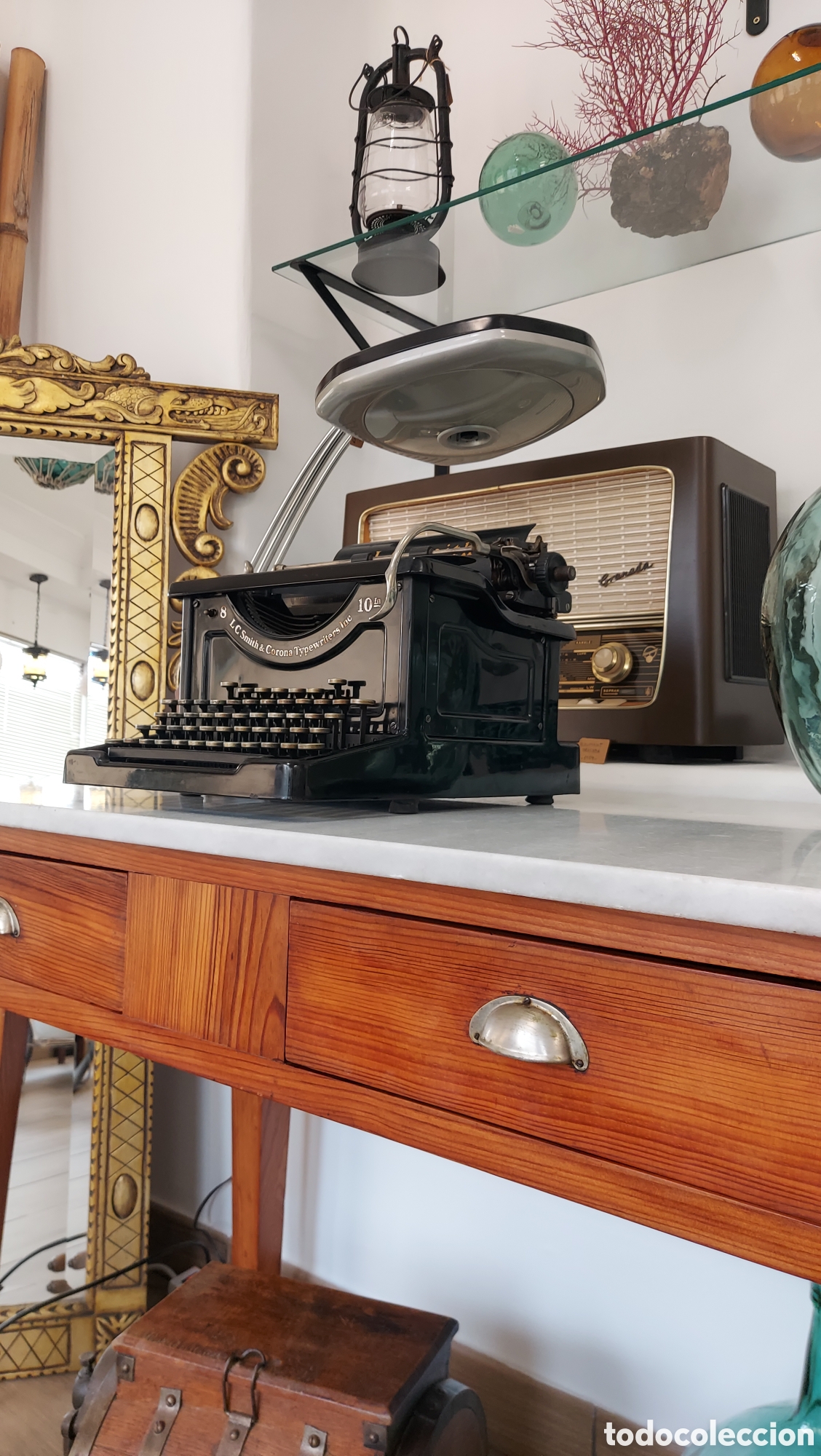 Antig&uuml;edades: M&aacute;quina de escribir Smith 1929 - Foto 23