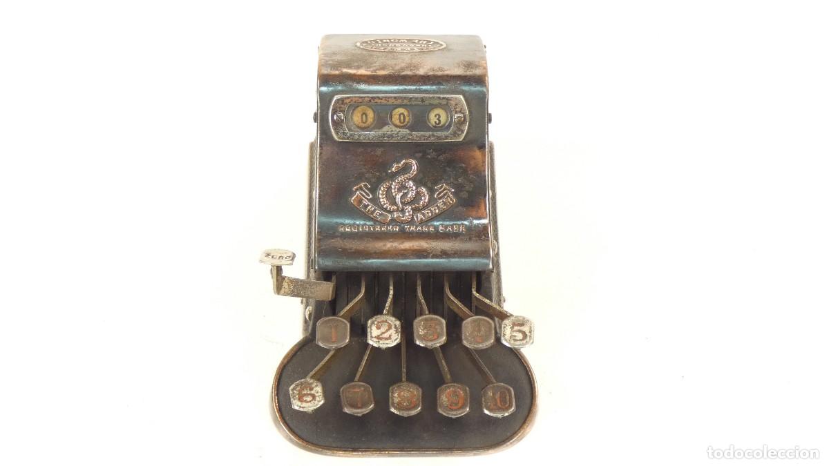 Antig&uuml;edades: Sumadora Calculadora THE ADDER A&Ntilde;O 1902 Rechenmaschine Adding Machine Calculator - Foto 3