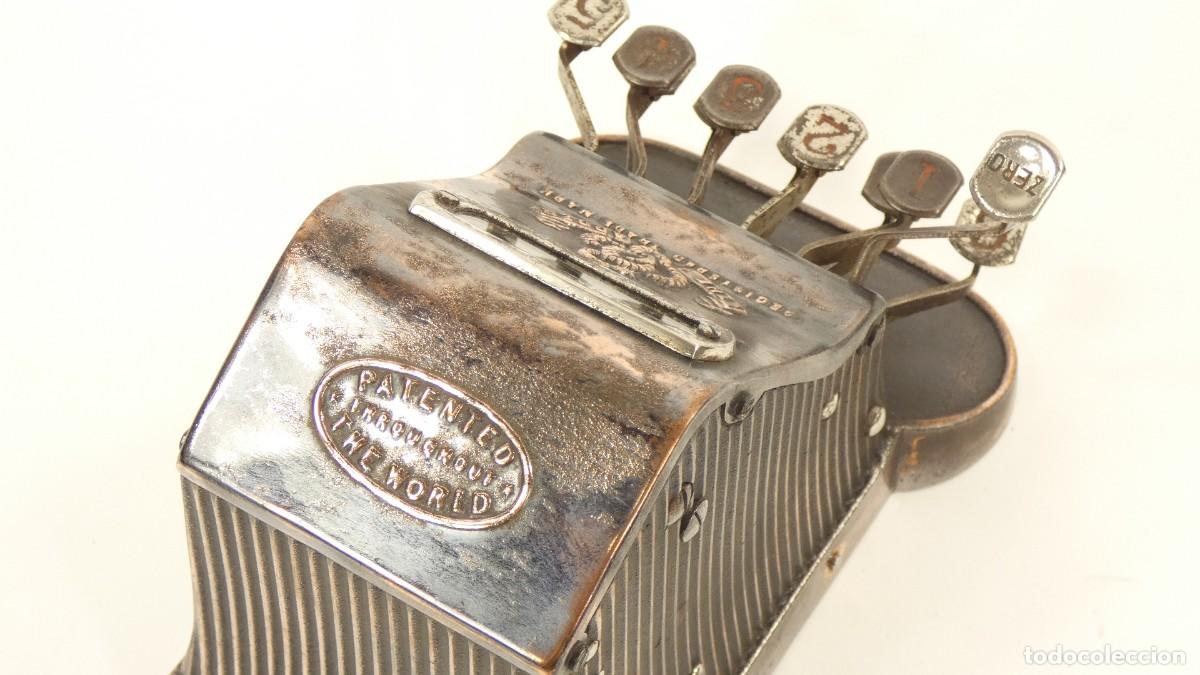 Antig&uuml;edades: Sumadora Calculadora THE ADDER A&Ntilde;O 1902 Rechenmaschine Adding Machine Calculator - Foto 7